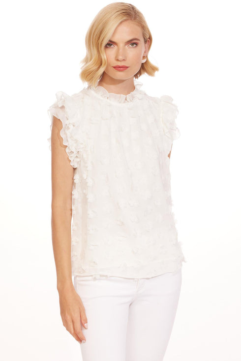Vixen Top - White Petal